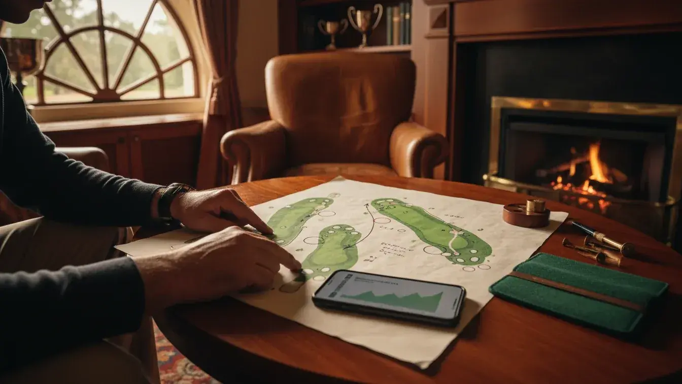 Strategic analysis of golf course layout for betting decisions